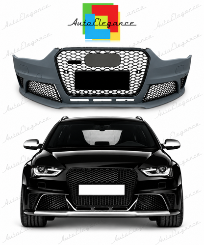 👉Paraurti anteriore stile RS4 adatto per Audi A4 (B8) (2012-2015)👈