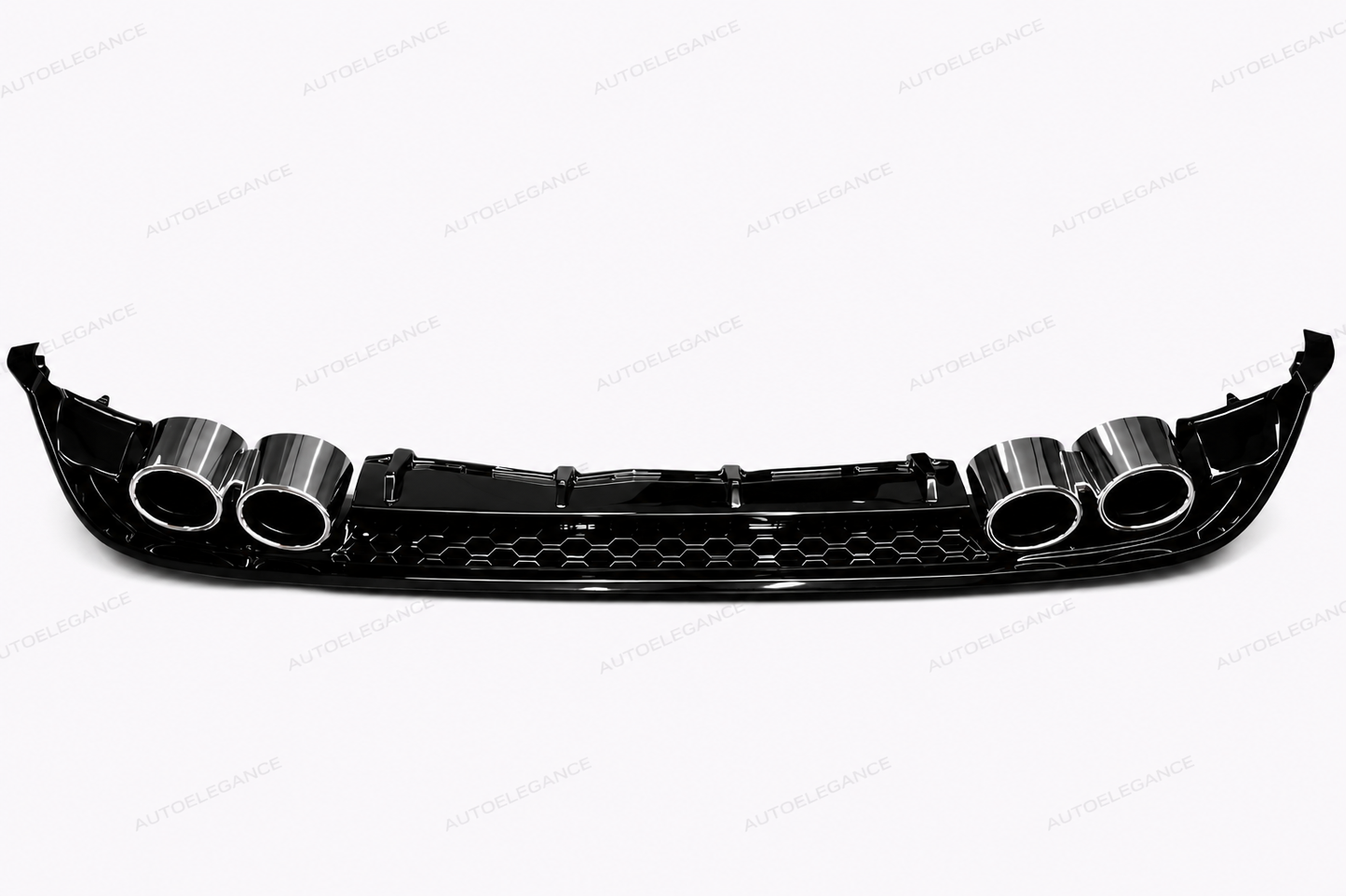 💫Diffusore Stile R con terminali finti per Golf Mk7 Nero Lucido 2017-2019💫