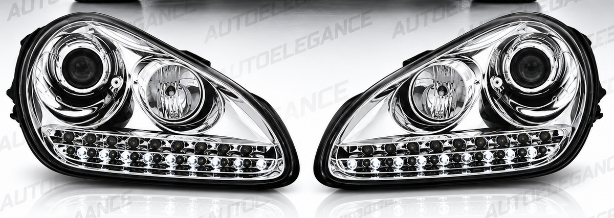 ART.10712 FARI ANTERIORI ADATTO PER PORSCHE CAYENNE 02-06