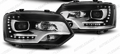 ART.5988  FARI ANTERIORI ADATTO PER  VW T5 10-15 NERO