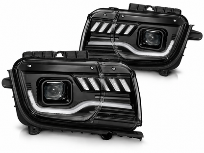 ART.10678 FARI ANTERIORI ADATTO PER CHEVROLET CAMARO 09-13 NERO