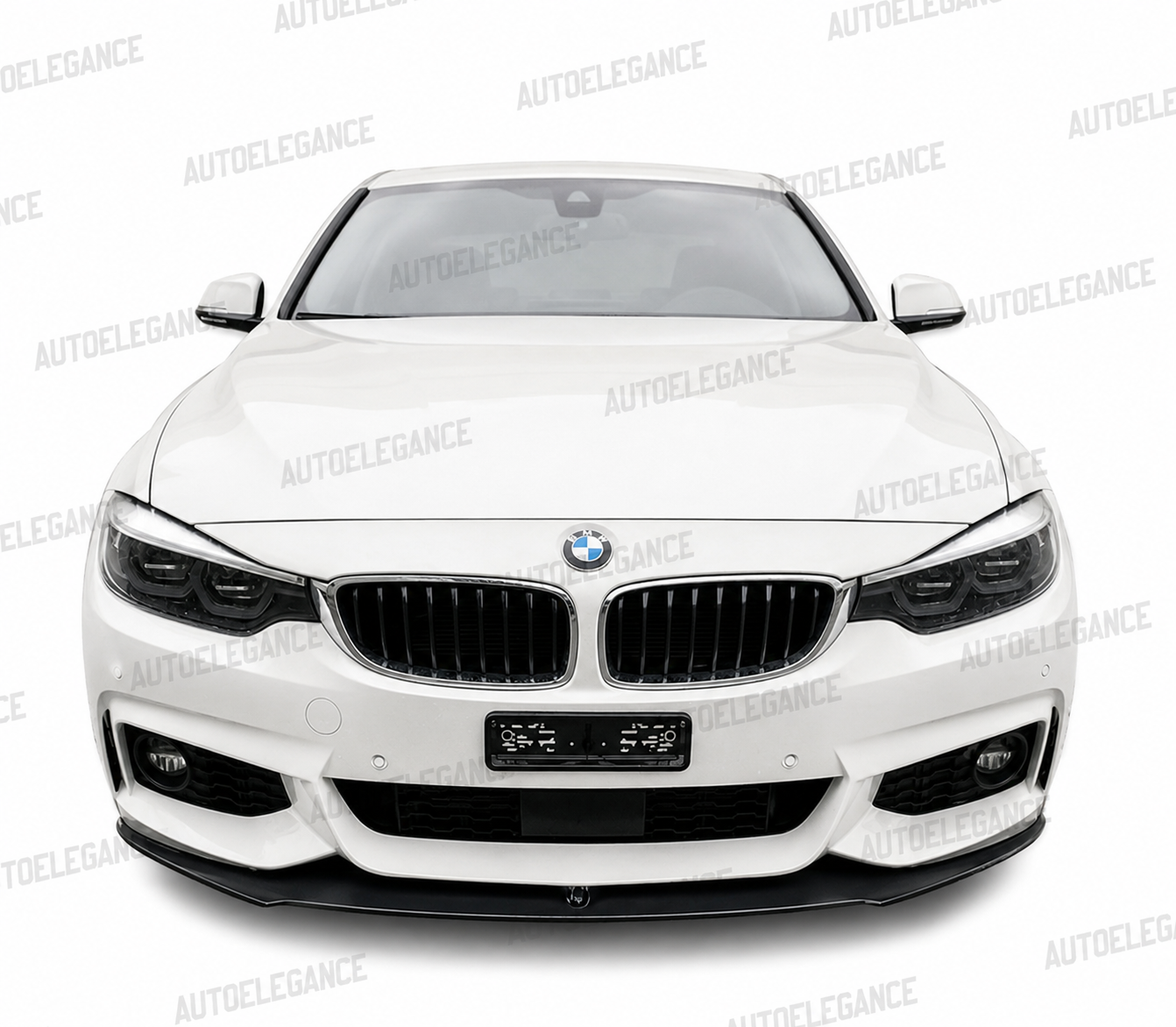 BMW 3 SERIES F30 F31 M FRONT BUMPER SPLITTER BLACK M SPORT 0069