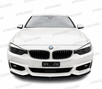 BMW 3 SERIES F30 F31 M FRONT BUMPER SPLITTER BLACK M SPORT 0069