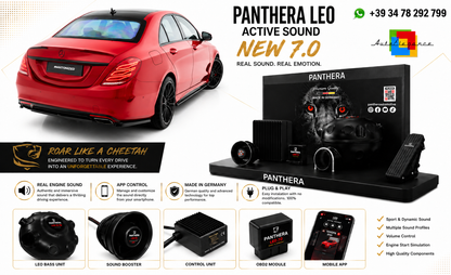 💕ART.2672 PANTHERA Soundsystem Booster 7.0-Mercedes-Benz S W222  Facelift💕