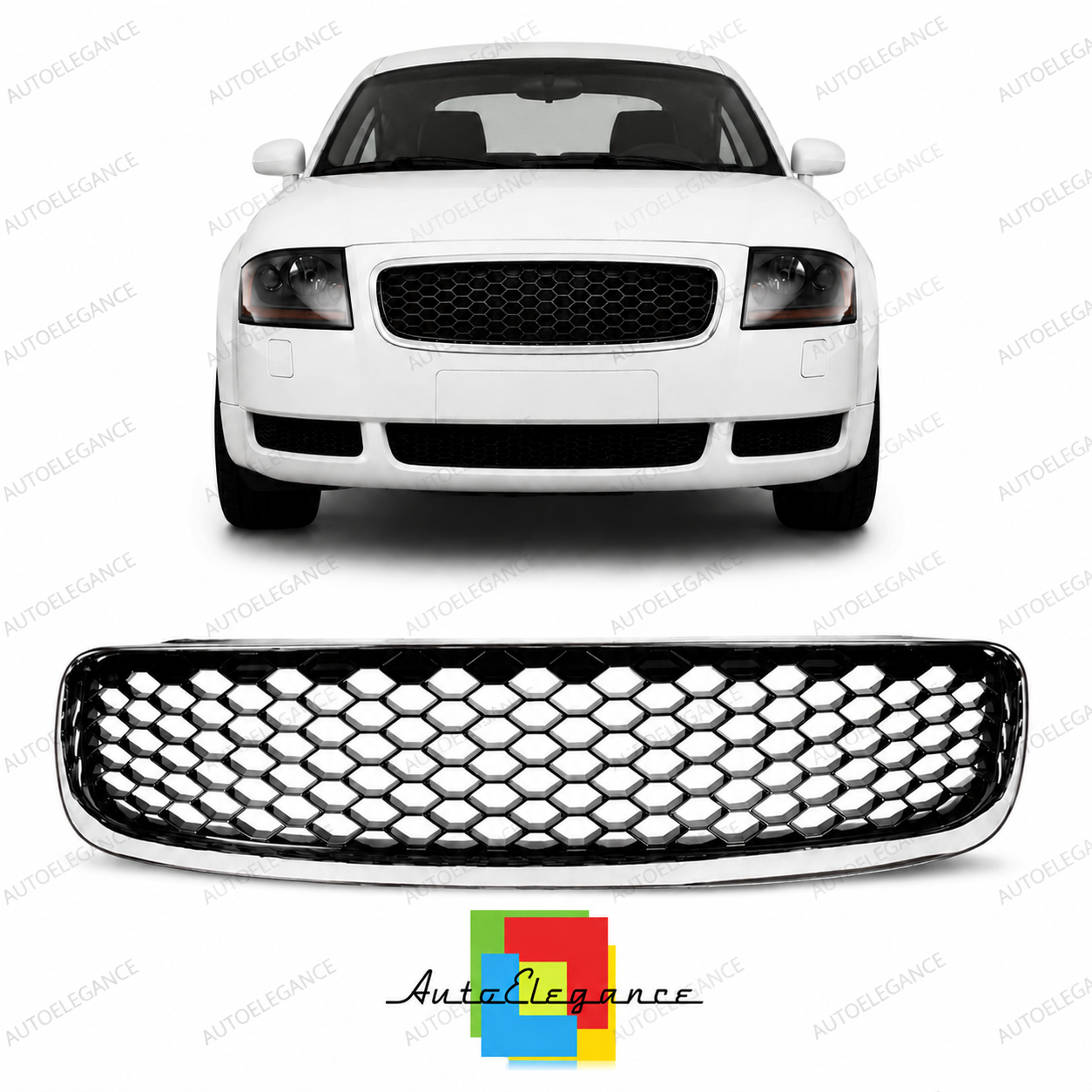 👉Griglia frontale cromata adatta per Audi TT 8N 1998-2006👈