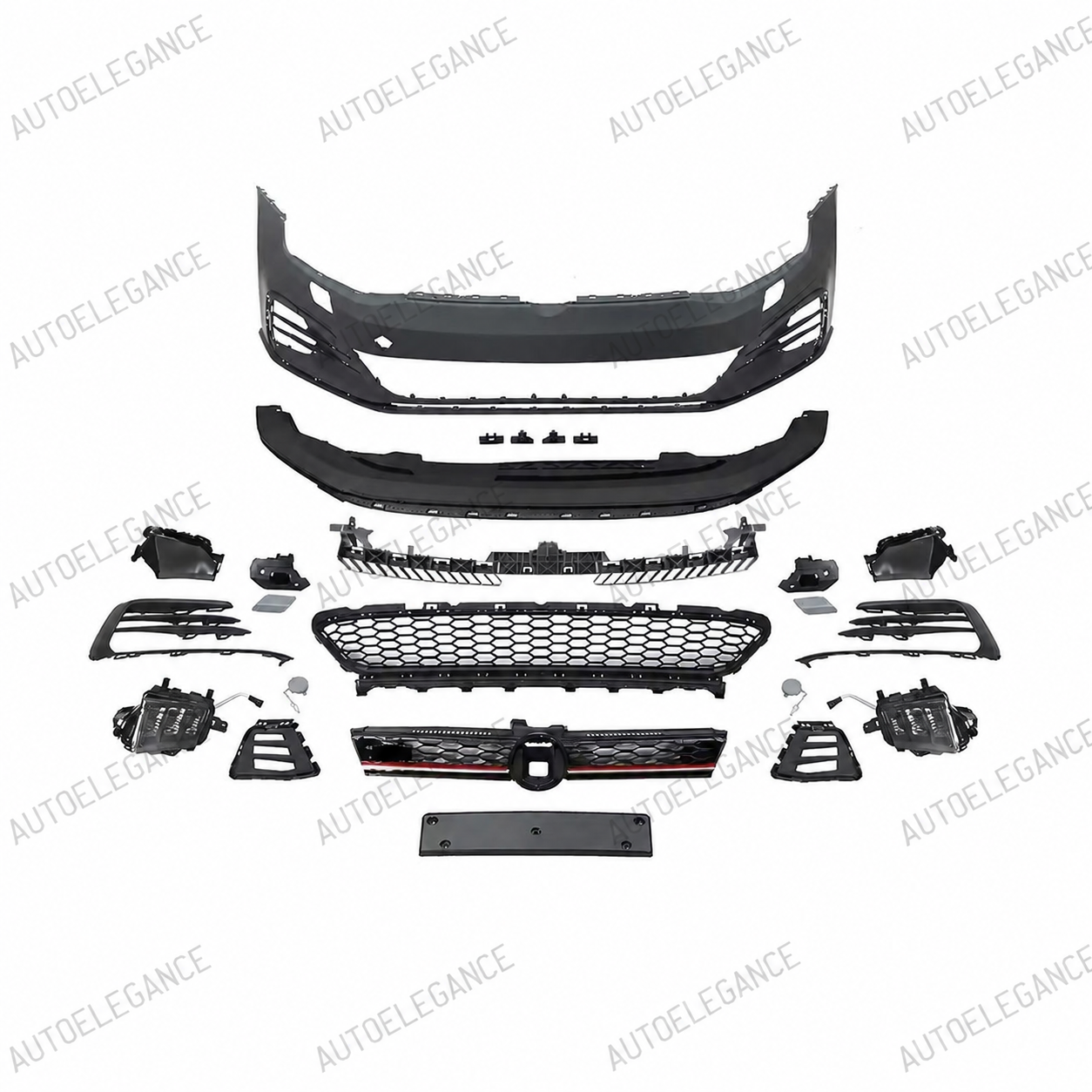 💕ART.10272 PARAURTI ANTERIORI  GTI 7.5 Look LED DRL VW Golf 7 12-16💕