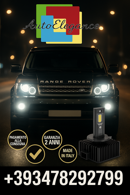 COPPIA LAMPADE D2S LED DA XENON A LED PER  Range Rover Sport LS 2009