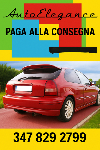 ✌️😎SPLITTER POSTERIORE adatto per HONDA Civic 1995-1999 😎✌️