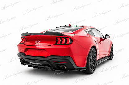 🔥ART.9736 SPLITTER POSTERIORE (CON BARRE VERTICALI) PER FORD MUSTANG GT Mk7🔥