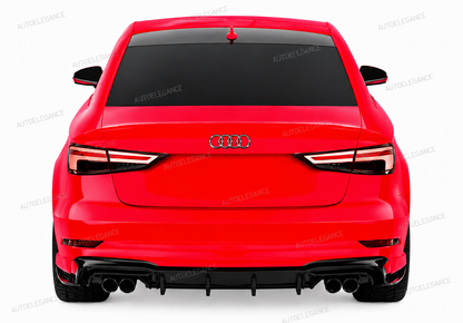 ART.2345 RV-AAD-011 DIFFUSORE AUDI S3 SEDAN 8V FACELIFT 2016-2020 SLINE