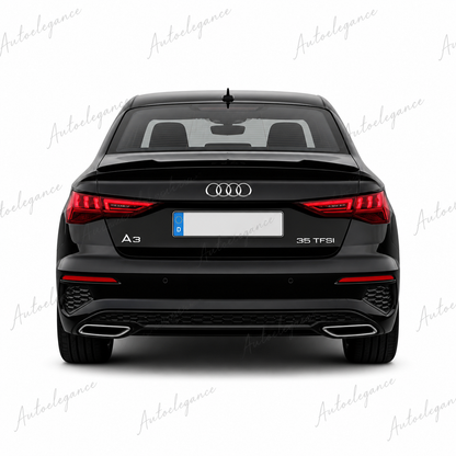 🔥ART.9885 SPOILER POSTERIORE STILE M4 PER AUDI A3 S3 RS3 8Y NERO LUCIDOo 20+🔥