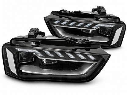 💕 ART.10642 FARI ANTERIORI ADATTO  PER AUDI A4 B8 12-15💕