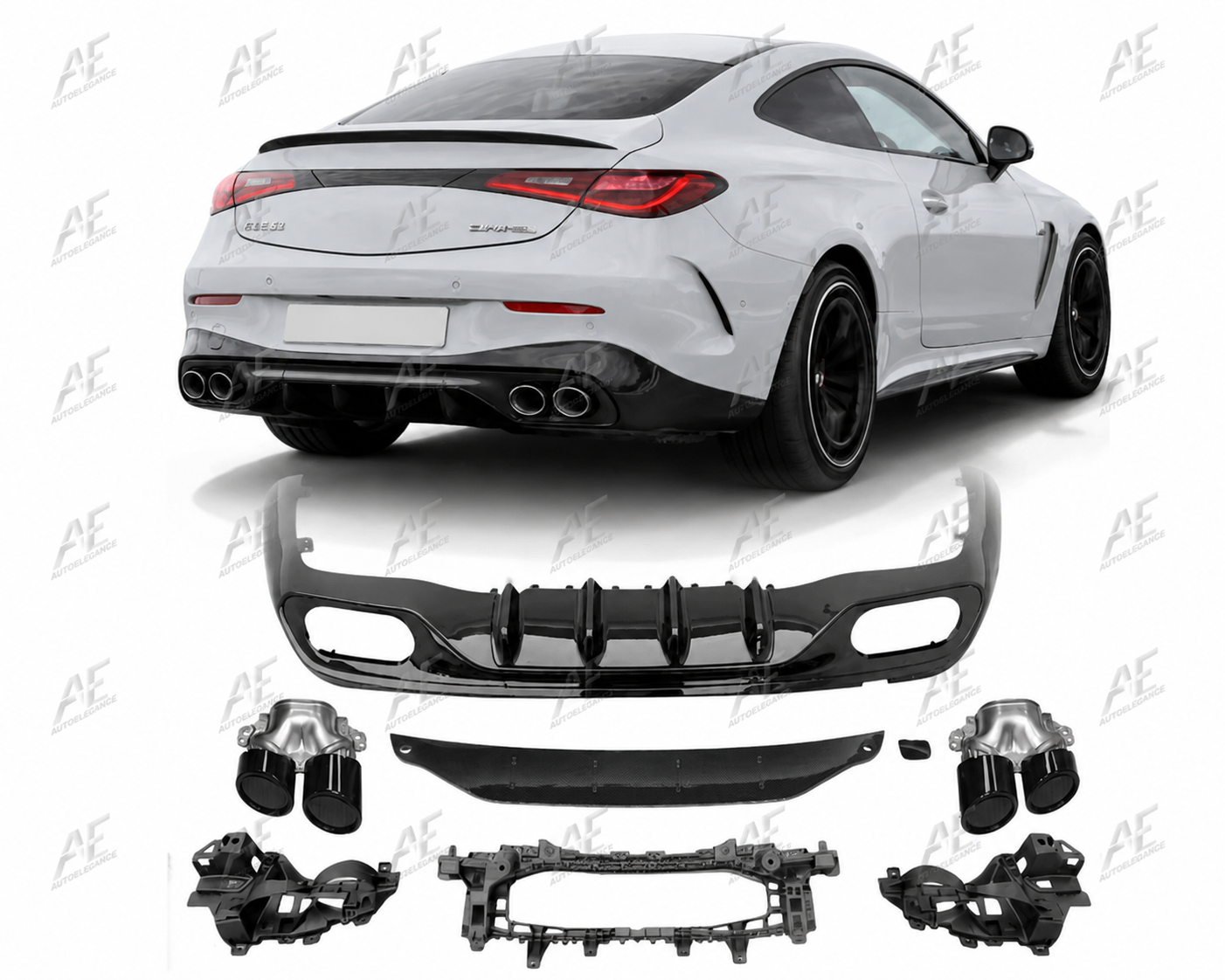 💕ART.9902 DIFFUSORI+TERMINALI  Mercedes CLE-Class with AMG Line💕
