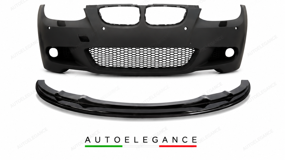 💕PARAURTI ANTERIORE BMW E92 E93 06-10 LOOK M PDC SRA + LIP ANTERIORE💕