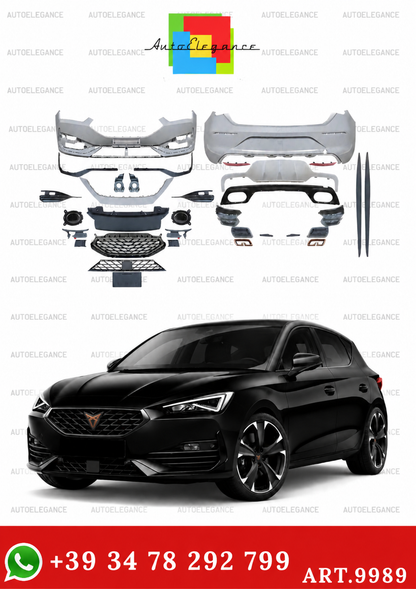 💫ART.9989 Bodykit adatto per Seat Leon 2021+ 5 porte Look Cupra💫