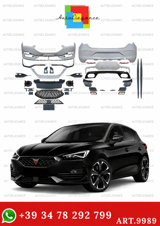 💫ART.9989 Bodykit adatto per Seat Leon 2021+ 5 porte Look Cupra💫