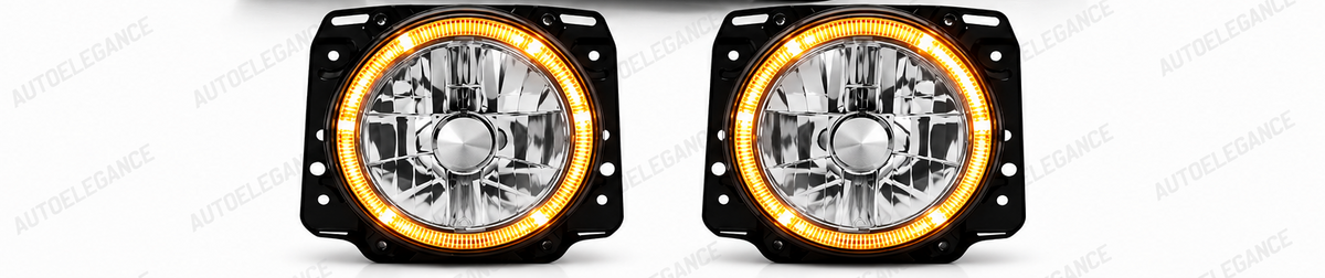 ART.10918 FARI ANTERIORI ADATTO PER VW GOLF II 2 08.83-08.91
