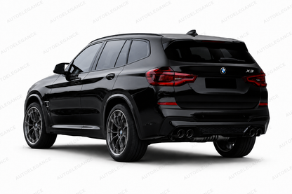 👉ART.10444 Diffusore Posteriore Nero Lucido con Terminali Per BMW X3 G01 17-21👈