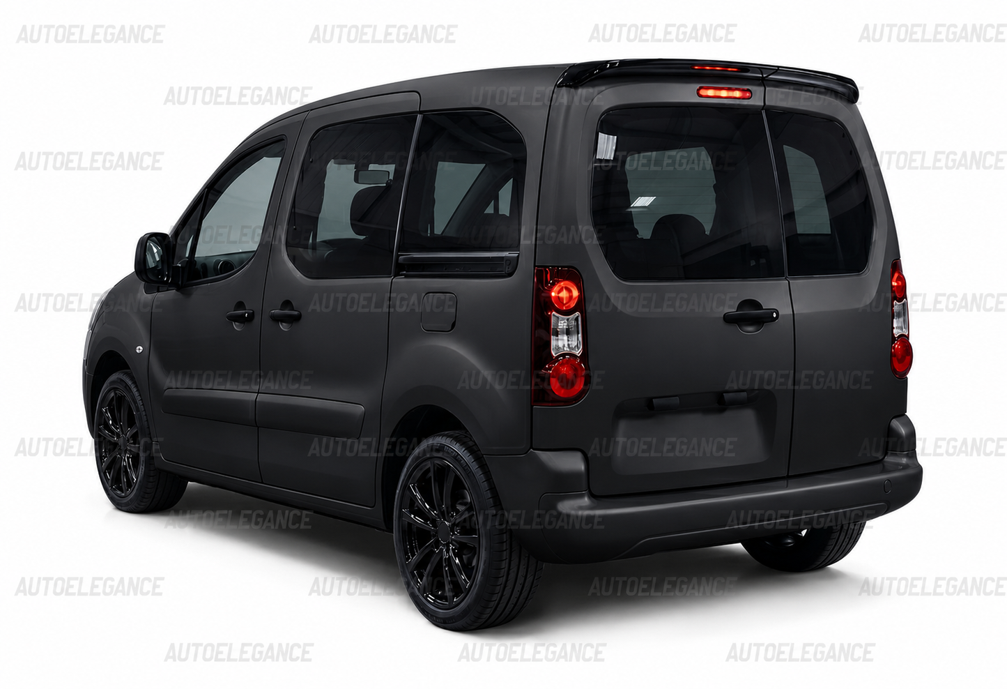 💫ART.10164 Spoiler sul tetto nero lucido 2 pezzi - Peugeot Partner / Citroën Berlingo💫