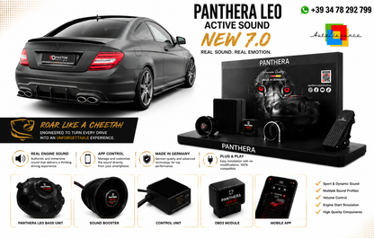 💕ART.2672 PANTHERA Soundsystem Booster 7.0 Mercedes-Benz C Coupe / Sedan C204💕