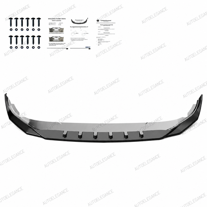 💕ART.0544 SPLITTER VW GOLF 8 2019-2024 STANDARD NERO LUCIDO 💕