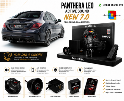 💕ART.2672 PANTHERA Soundsystem Booster 7.0 Mercedes-AMG C 43 Sedan W205💕