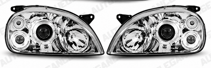 ART.6098 FARI ANTERIORI ADATTO PER OPEL CORSA B 93-00 LED