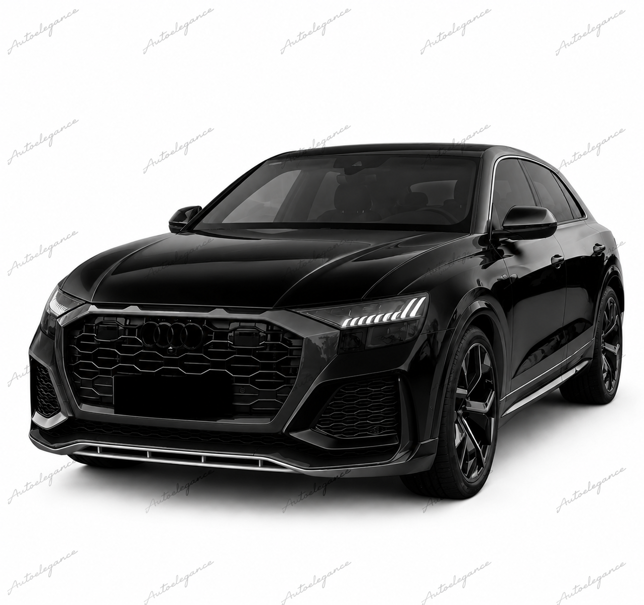 🔥ART.4795 GRIGLIA ANTERIORE SPORTIVA NERO LUCIDO PDC PER AUDI Q8 2018-2023🔥