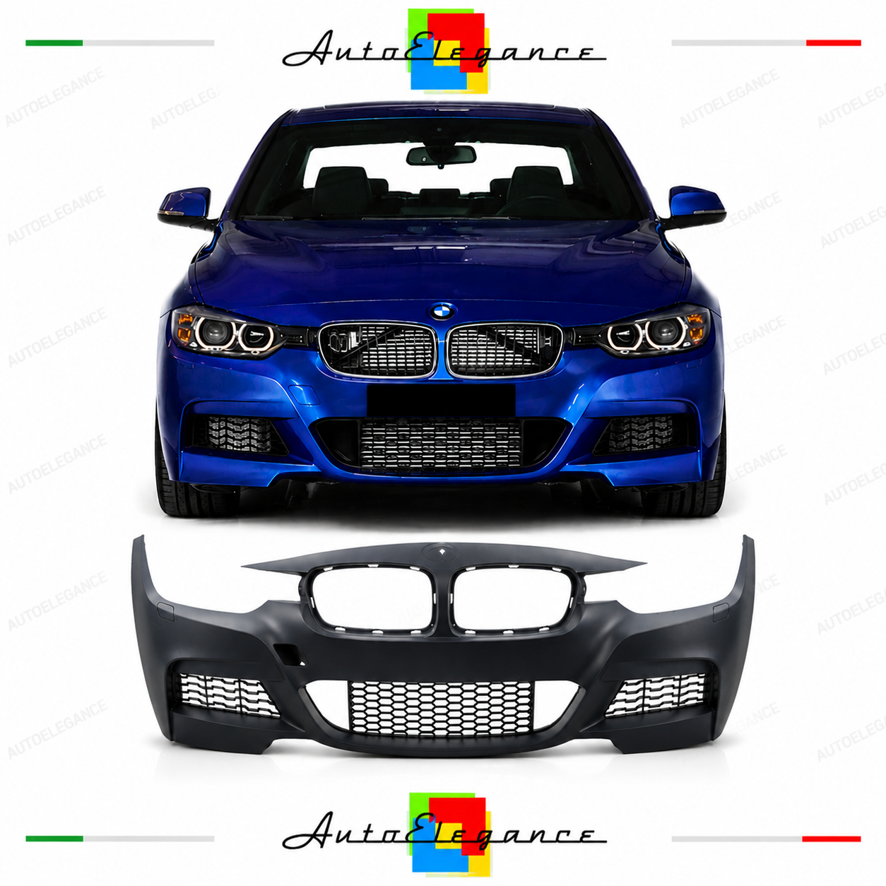 PARAURTI ANTERIORE BMW F30 F31 LOOK M