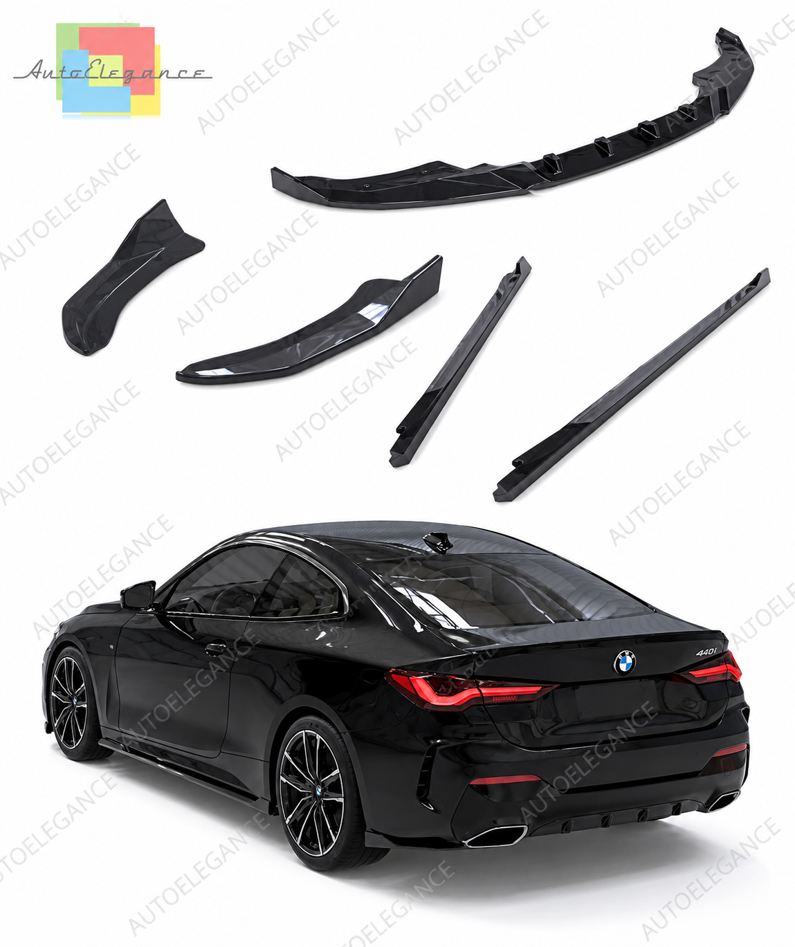 BODYKIT E36 + COUPE REAR LIGHTS WITH WHITE INDICATOR