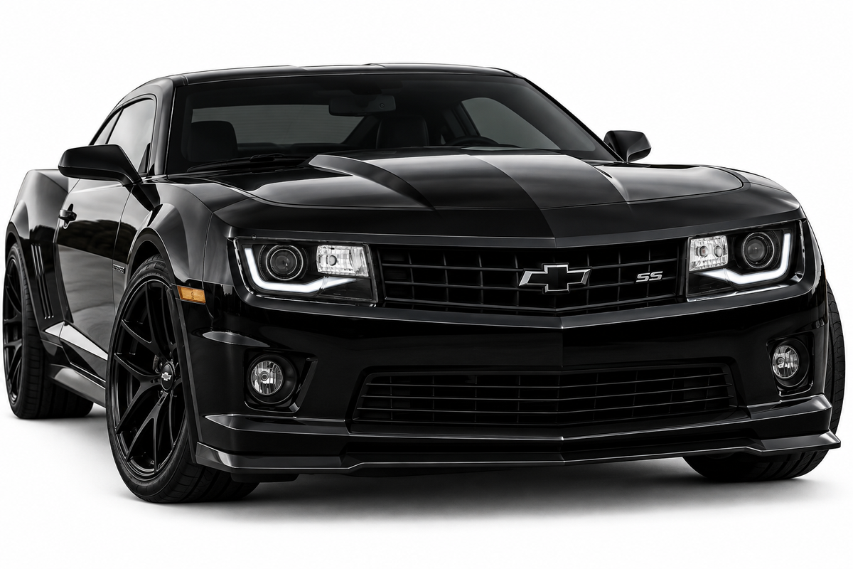ART.5514 FARI ANTERIORI ADATTO PER CHEVROLET CAMARO 09-13 TUBO NERO CHIARO