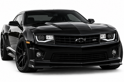 ART.5514 FARI ANTERIORI ADATTO PER CHEVROLET CAMARO 09-13 TUBO NERO CHIARO