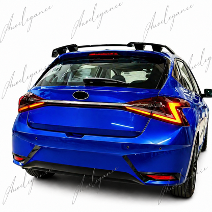 🔥ART.9727 SPOILER PER TETTO STILE N HYUNDAI  i20 IN ABS NERO LUCIDO / 2020+🔥