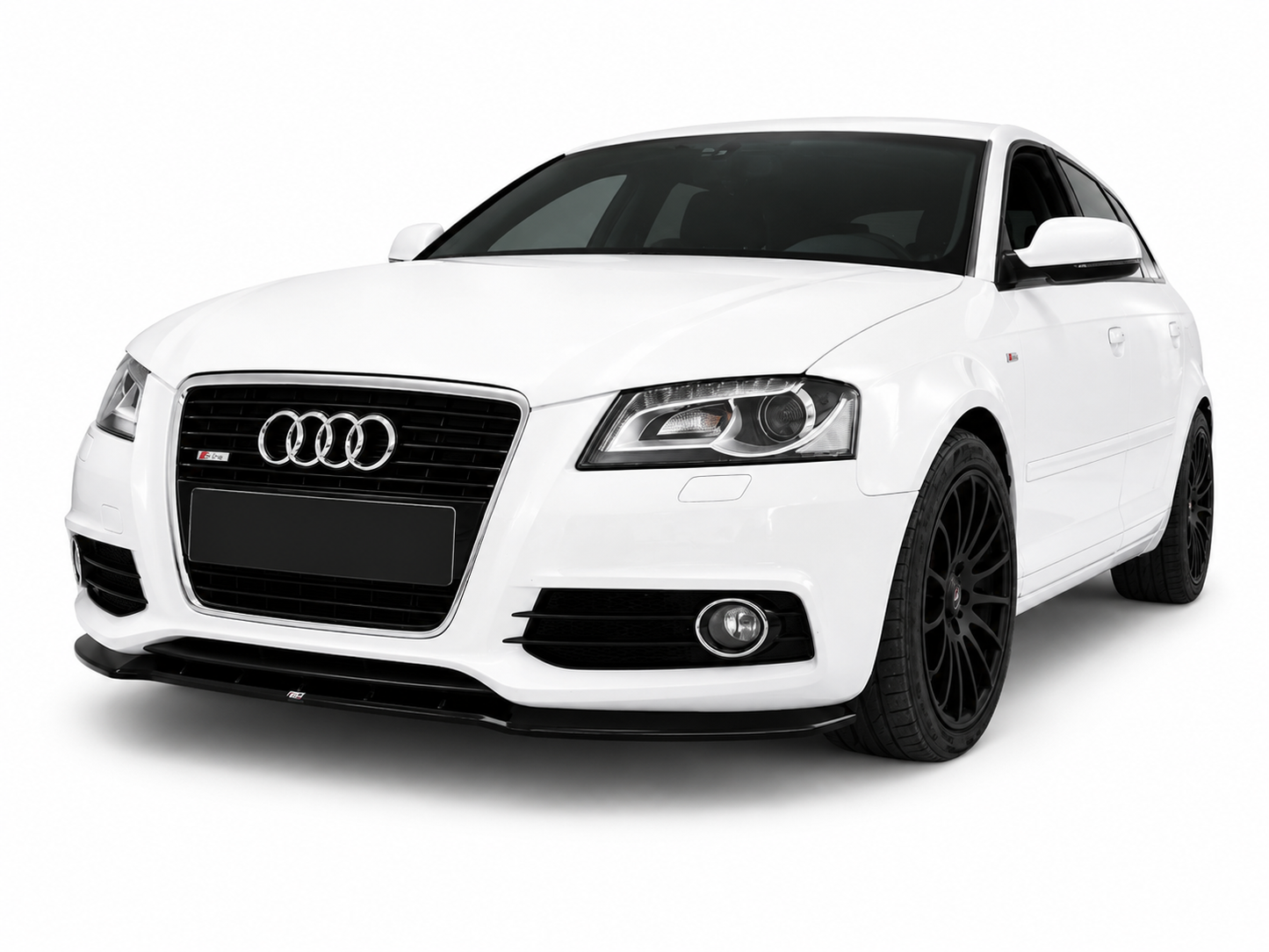 👉Splitter anteriore per Audi A3 S-Line 8P facelift 08-12 in ABS nero lucido👈
