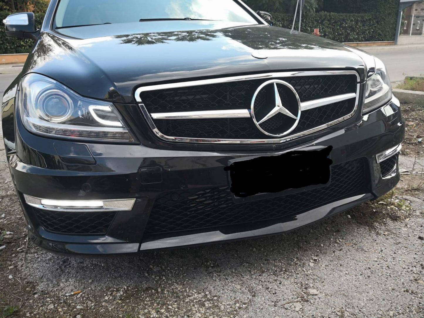 Paraurti anteriore adatto per Mercedes Classe C W204 S204 C204 (2007-2015)
