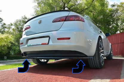 ✨SPLITTER POSTERIORE CENTRALE ALFA ROMEO 159 (senza barre verticali)✨