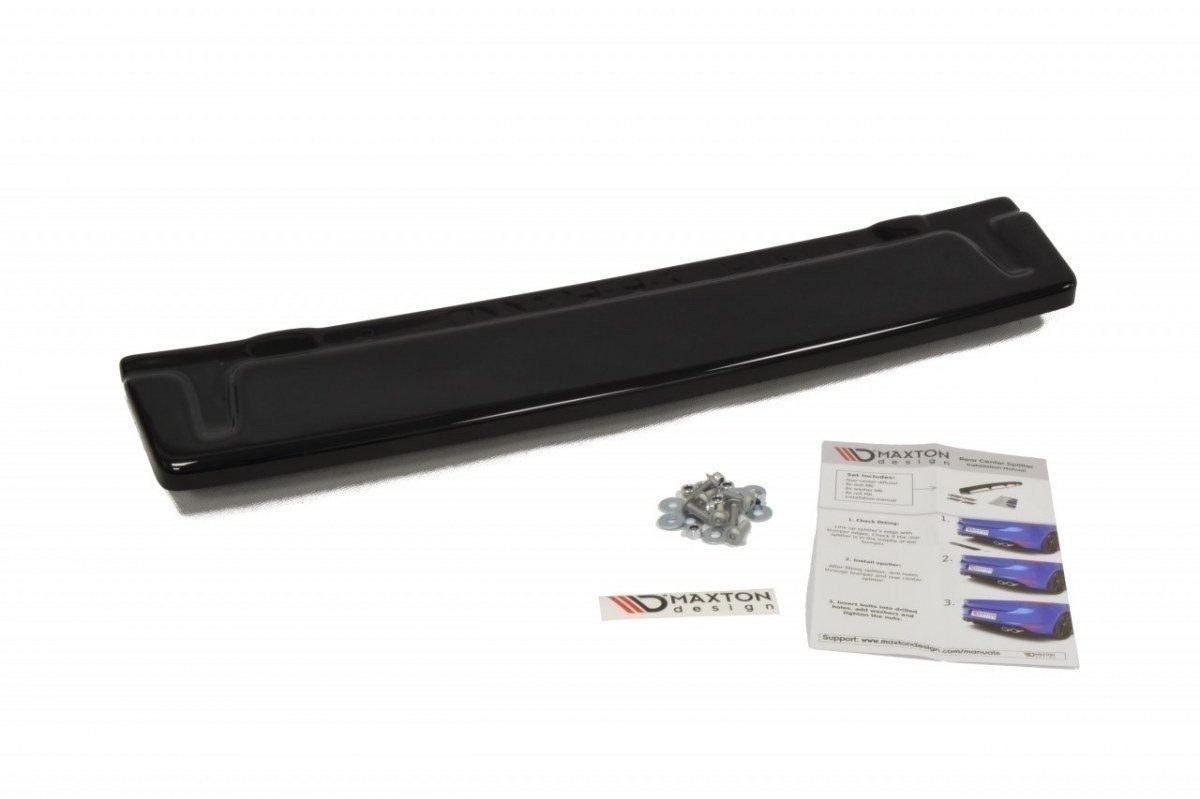 SPLITTER POSTERIORE CENTRALE adatto per VW GOLF VII R (CON BARRE VERTICALI) 2013