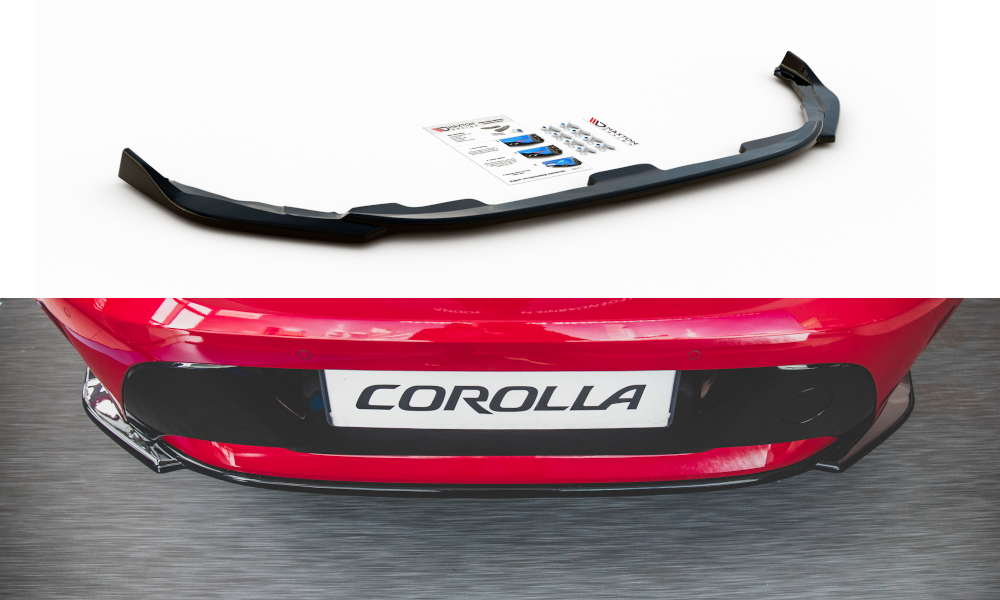 SPLITTER POSTERIORE CENTRALE adatto per TOYOTA COROLLA XII HATCHBACK