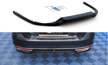 SPLITTER POSTERIORE CENTRALE adatto per VOLKSWAGEN PASSAT B8 2014-2019