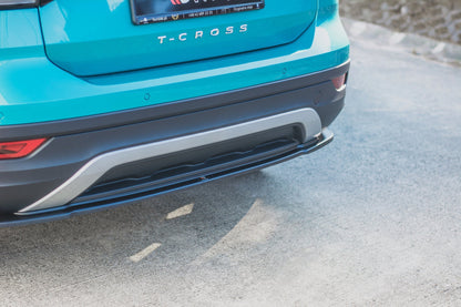 SPLITTER POSTERIORE CENTRALE ADATTO PER VOLKSWAGEN T-CROSS