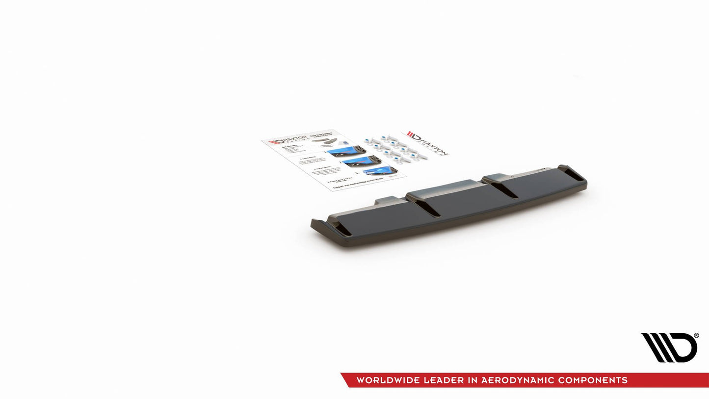 SPLITTER POSTERIORE CENTRALE ADATTO PER VOLKSWAGEN GOLF R MK8 2020