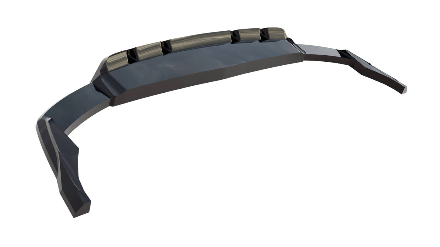 SPLITTER POSTERIORE CON BARRE VERTICALI ADATTO PER AUDI SQ8 / Q8 S-LINE MK1