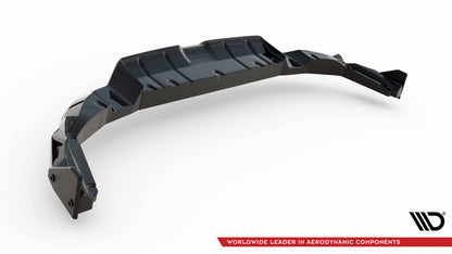 SPLITTER POSTERIORE CENTRALE (CON BARRE VERTICALI) V.1 + FLAPS adatto per TOYOTA GR86 MK1