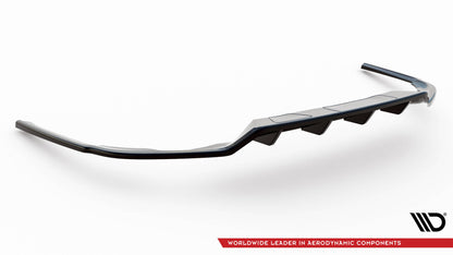 SPLITTER POSTERIORE CENTRALE (CON BARRE VERTICALI) adatto per VOLKSWAGEN PASSAT R-LINE B8 FACELIFT