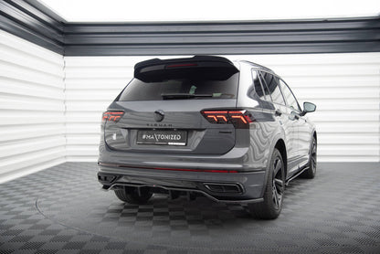 SPLITTER POSTERIORE CENTRALE (CON BARRE VERTICALI) ADATTO PER VOLKSWAGEN TIGUAN R-LINE MK2 FACELIFT