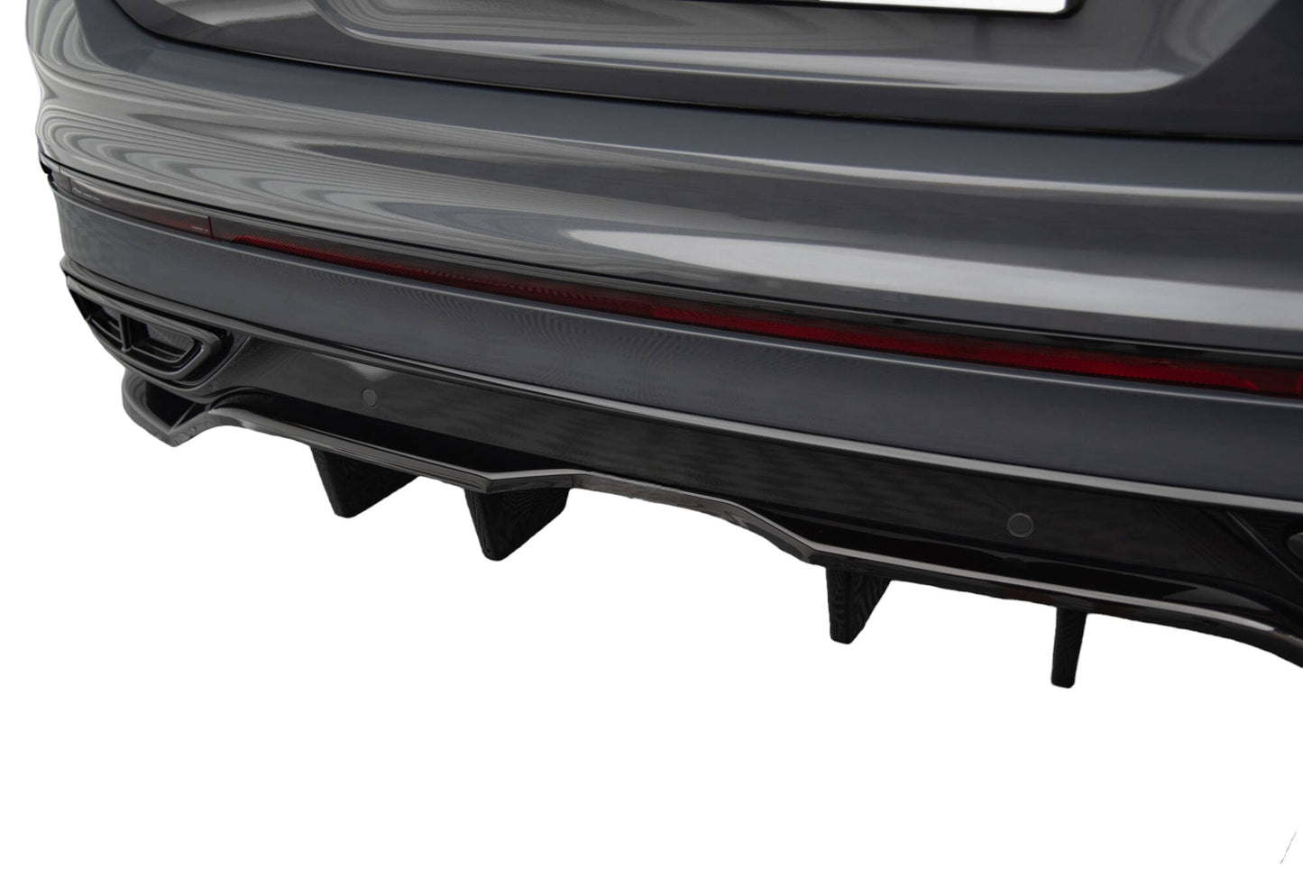 SPLITTER POSTERIORE CENTRALE (CON BARRE VERTICALI) VOLKSWAGEN TIGUAN R-LINE MK2