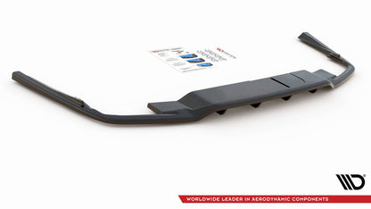 SPLITTER POSTERIORE CENTRALE (CON BARRE VERTICALI) adatto per VOLVO S60/V60 R-DESIGN MK3