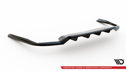 SPLITTER POSTERIORE CENTRALE (CON BARRE VERTICALI) adatto per VOLVO V90 / S90 R-DESIGN MK2