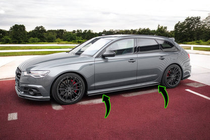 🔥Under Side Skirts suitable for Audi S6 / A6 S-Line / A6 C7 FL🔥
