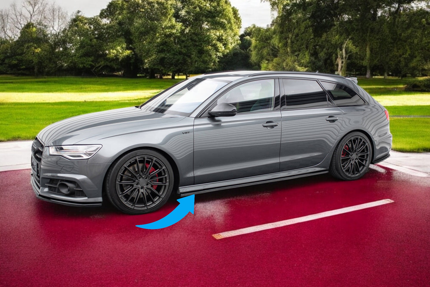 🔥Minigonne Laterali Adato Per Audi S6 / A6 S-Line / A6 C7 FL🔥